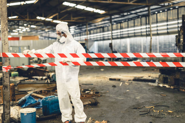 Professional Odor Removal technician working in Windsor, NC
